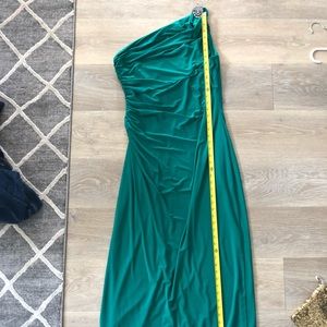 Ralph Lauren Green Jeweled evening gown